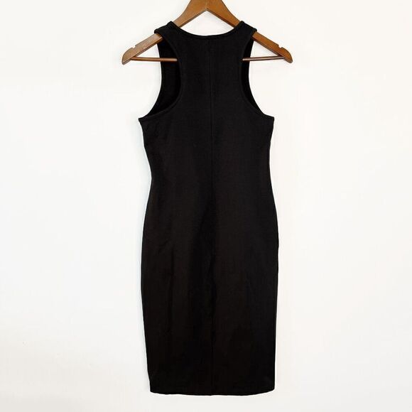 Aritzia The Group by Babaton Ariane Black Bodycon Racerback Tank Dress - Picture 3 of 9